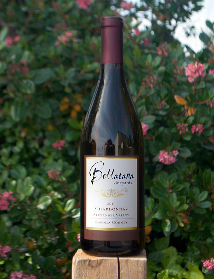 Bellacana Vineyards 2013 Alexander Valley Chardonnay 750ml Wine Bottle
