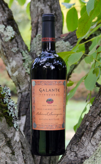 Galante Vineyards 2010 Red Rose Hill Cabernet Sauvignon 750ml Wine Bottle