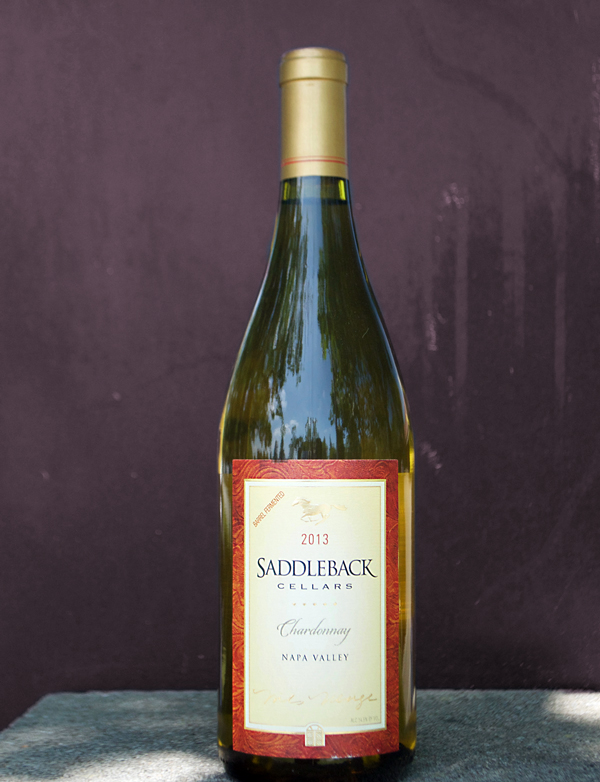 Saddleback Cellars 2013 Napa Valley Chardonnay 750ml Wine Bottle