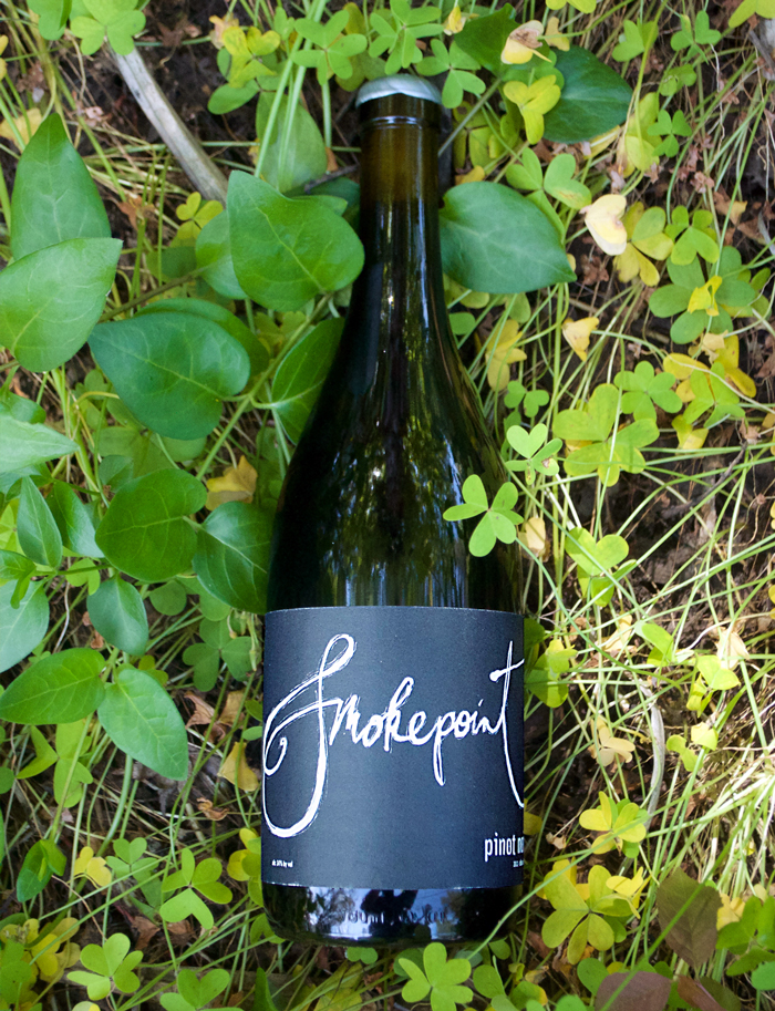 New Craft Cellars 2012 Smokepoint Edna Valley Single Vineyard Pinot Noir 750ml Wine Bottle