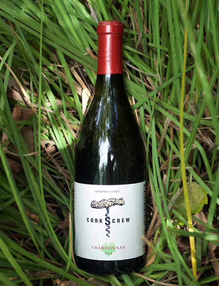 Corkscrew Wines 2014 Single Vineyard Sonoma Coast Chardonnay 750ml Wine Bottle