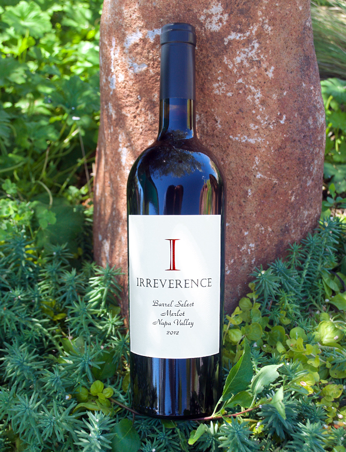 Porter Family 2012 Irreverence Napa Valley Barrel Select Merlot 750ml Wine Bottle