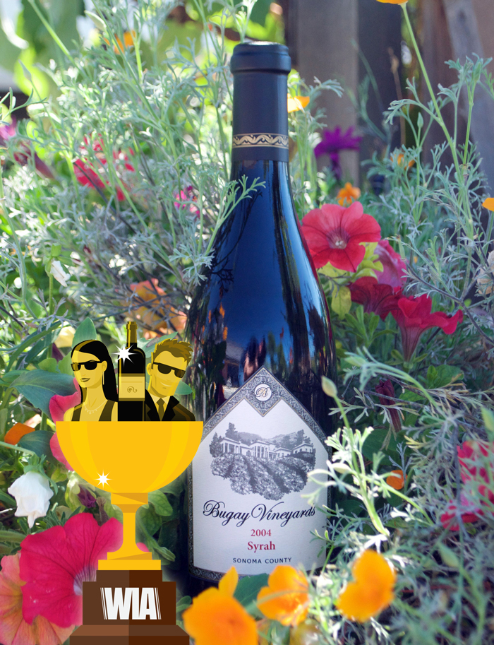 Bugay Vineyards 2004 Sonoma County Syrah 750ml Wine Bottle