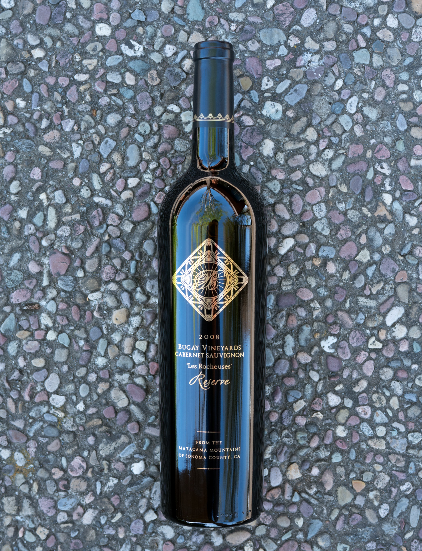 Bugay Vineyards 2008 Les Rocheuses Reserve Cabernet Sauvignon 750ml Wine Bottle