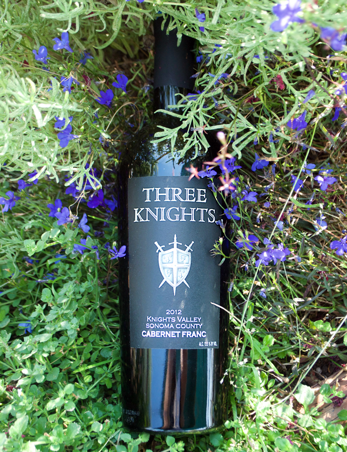 Three Knights Vineyards 2012 Knights Valley Cabernet Franc 750ml Wine Bottle