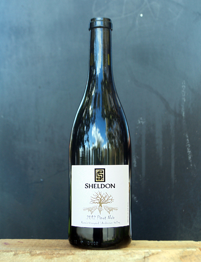 Sheldon Wines 2012 Roma's Vineyard Anderson Valley Pinot Noir 750ml Wine Bottle