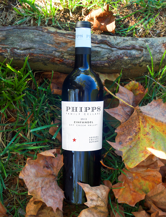 Phipps Family Cellars 2012 Sonoma County Ranches Zinfandel 750ml Wine Bottle