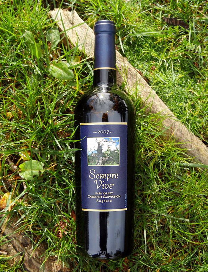 Romeo Vineyards 2007 Sempre Vive "Eugenia" Napa Valley Cabernet Sauvignon 750ml Wine Bottle