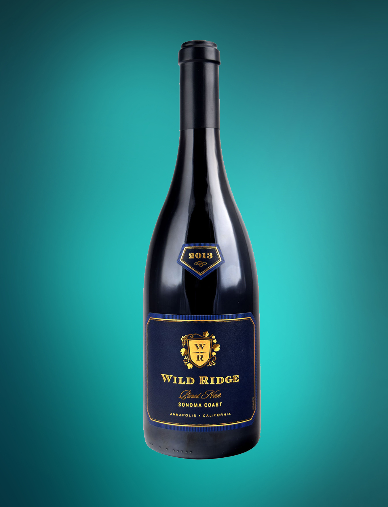 Wild Ridge Vineyards 2013 Sonoma Coast Pinot Noir 750ml Wine Bottle