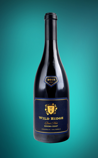 Wild Ridge Vineyards 2013 Sonoma Coast Pinot Noir 750ml Wine Bottle