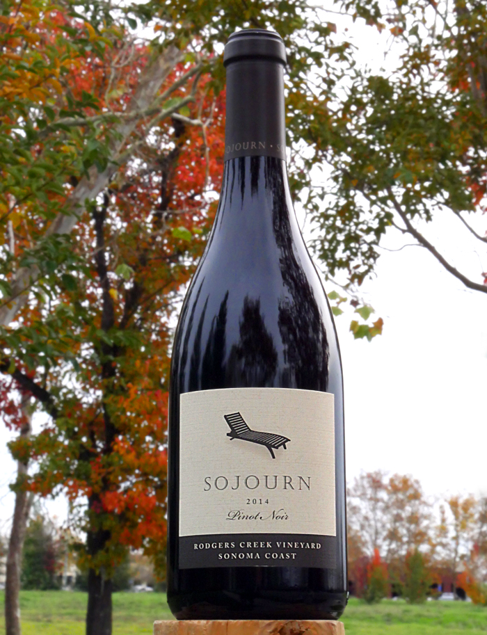 Sojourn Cellars 2014 Rodgers Creek Vineyard Sonoma Coast Pinot Noir 750ml Wine Bottle