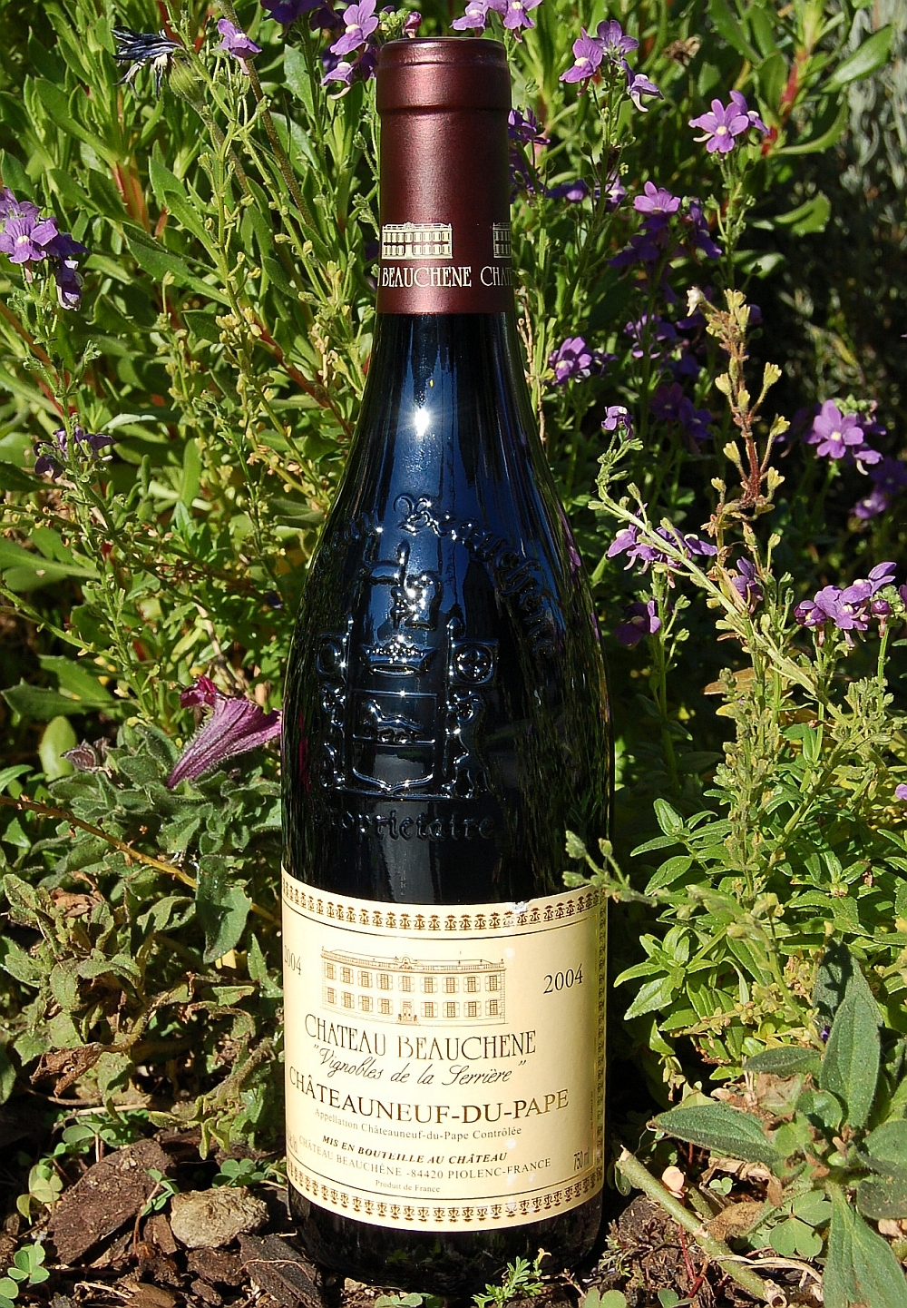 Chateau Beauchene 2004 Vignoble de le Serriere Châteauneuf-du-Pape 750ml Wine Bottle