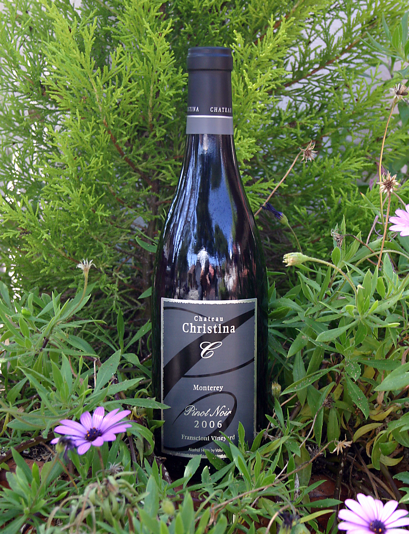 Joyce Vineyards Winery 2006 Chateau Christina Monterey Pinot Noir 750ml Wine Bottle