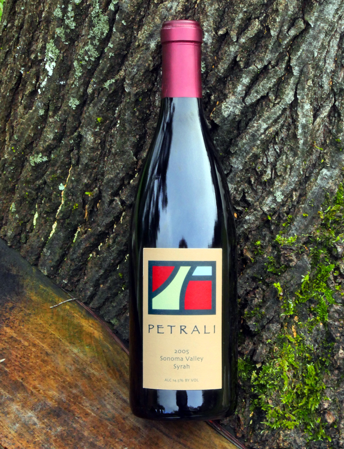 Petrali Vineyards 2005 Sonoma Valley Syrah 750ml Wine Bottle