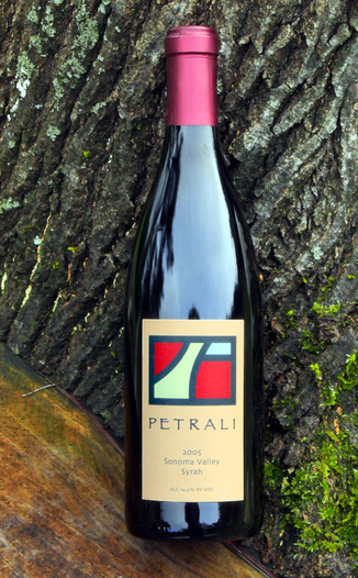 Petrali Vineyards 2005 Sonoma Valley Syrah 750ml Wine Bottle