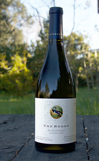 Bonterra Vineyards 2012 Blue Heron Vineyard Mendocino County "The Roost" Chardonnay 750ml Wine Bottle