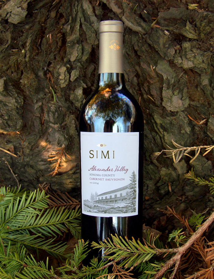 SIMI 2014 Alexander Valley Cabernet Sauvignon 750ml Wine Bottle