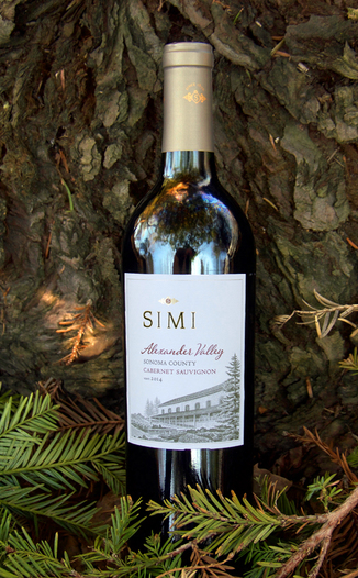 SIMI 2014 Alexander Valley Cabernet Sauvignon 750ml Wine Bottle