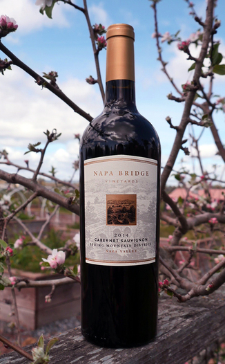 Grand Napa 2014 Napa Bridge Vineyards Spring Mountain District Napa Valley Cabernet Sauvignon 750ml Wine Bottle