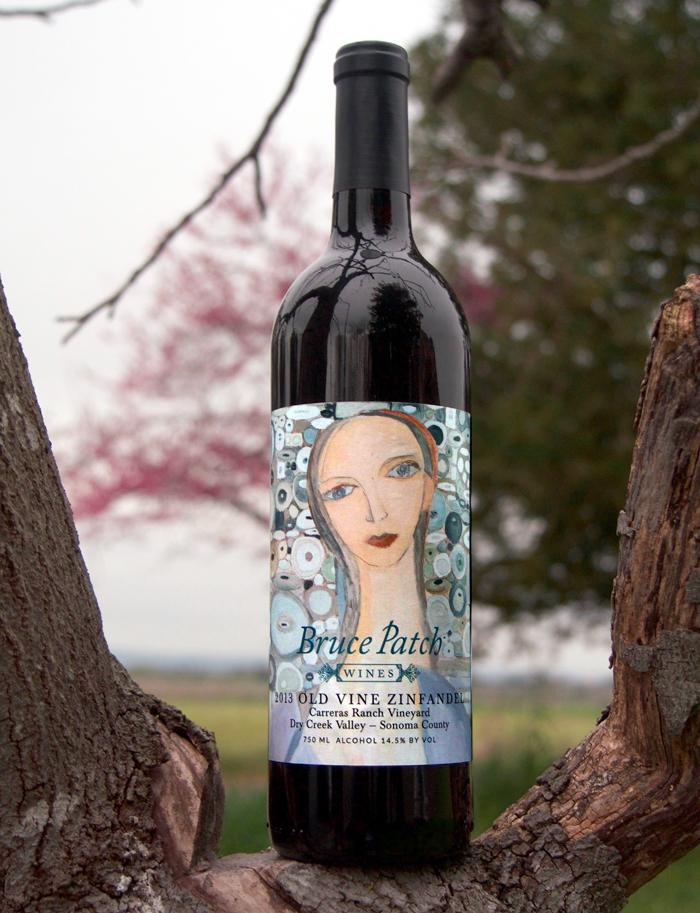 Bruce Patch Wines 2013 Carreras Ranch vineyard Dry Creek Valley Old Vine Zinfandel 750ml Wine Bottle