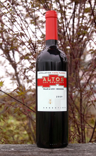 Altos Las Hormigas 2009 Vista Flores Malbec 750ml Wine Bottle