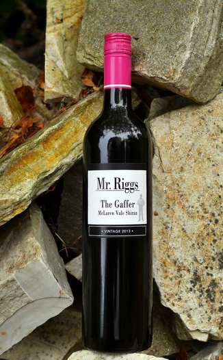 Mr. Riggs 2013 "The Gaffer"" McLaren Vale Shiraz 750ml Wine Bottle