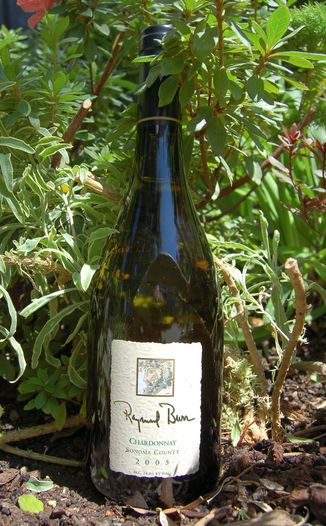 Raymond Burr Vineyards 2005 Sonoma County Chardonnay 750ml Wine Bottle