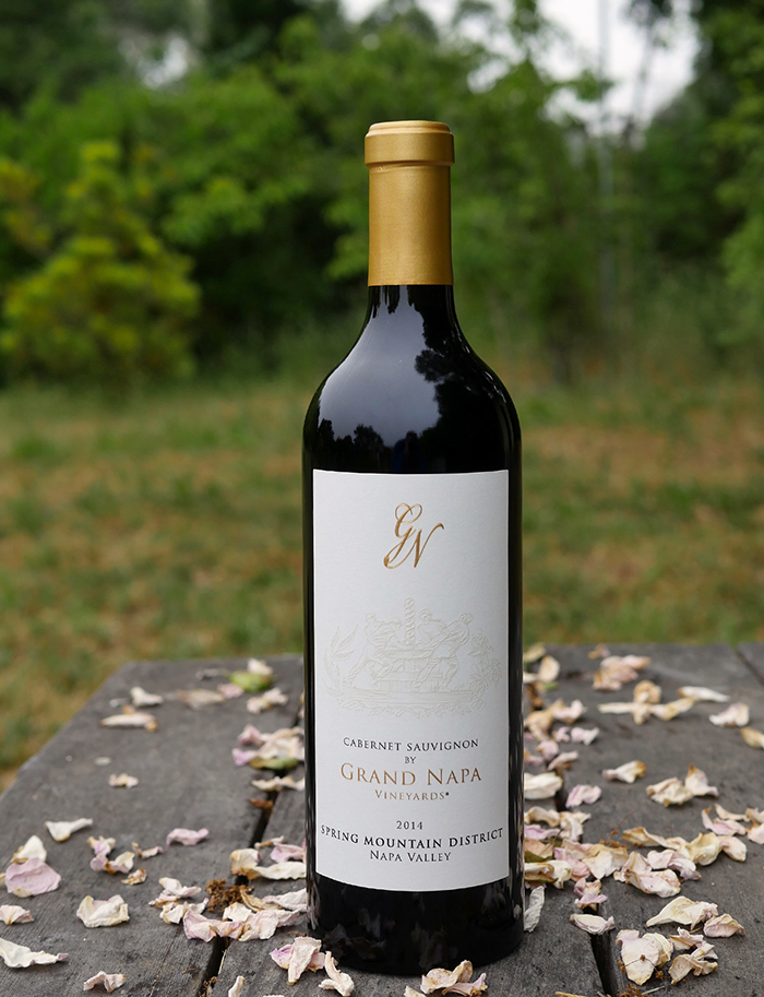 Grand Napa 2014 Spring Mountain Cabernet Sauvignon 750ml Wine Bottle