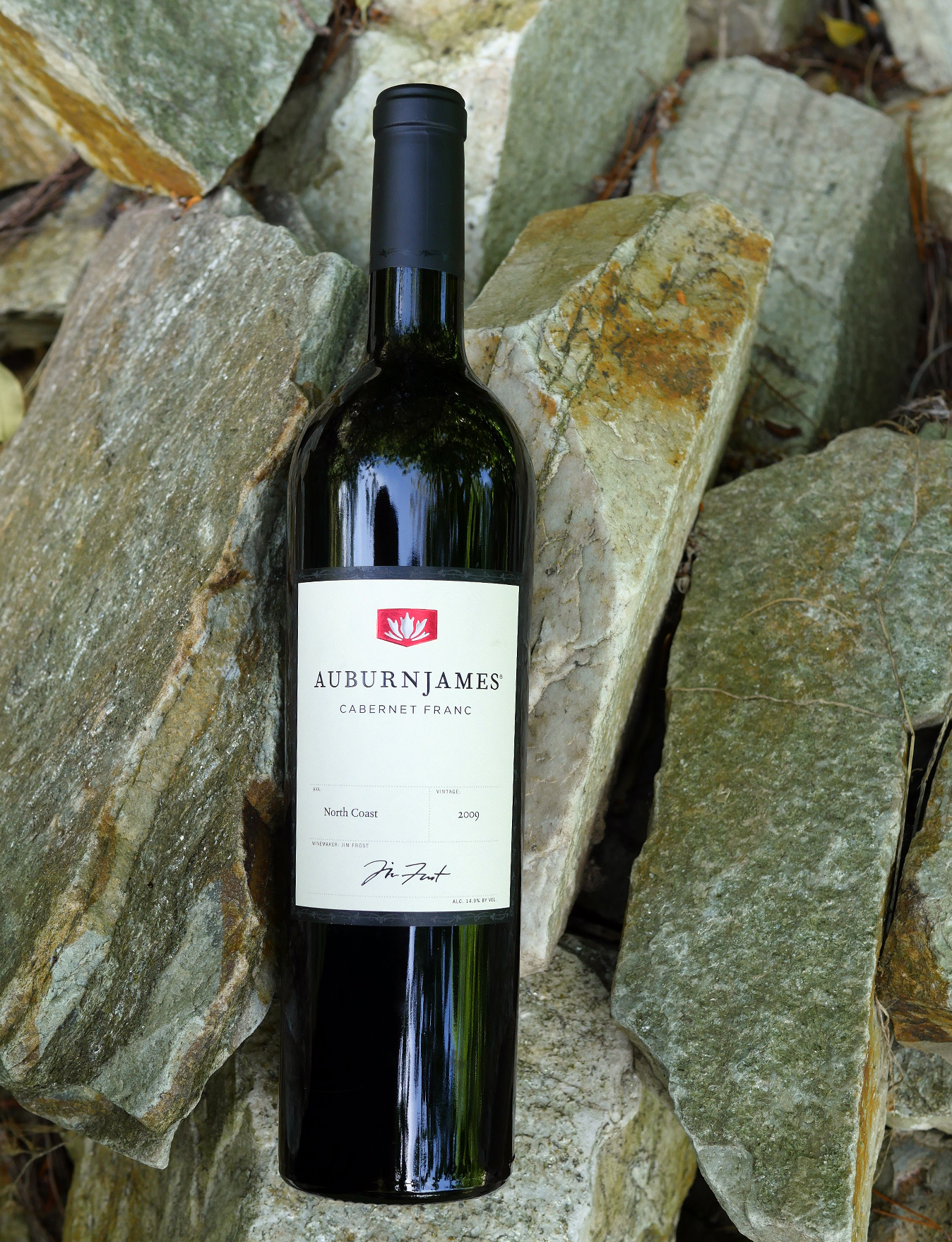 AuburnJames 2009 North Coast Cabernet Franc 750ml Wine Bottle