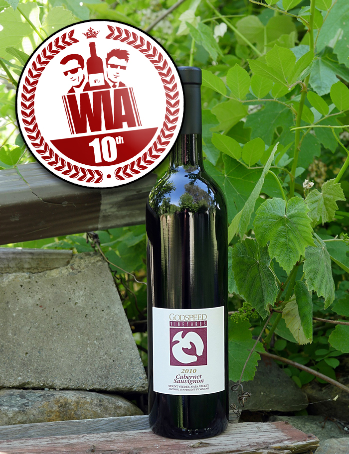 Godspeed Vineyards 2010 Mt. Veeder Napa Valley Cabernet Sauvignon 750ml Wine Bottle