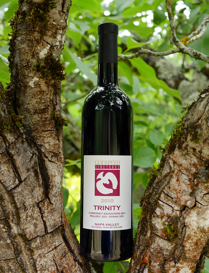 Godspeed Vineyards 2010 "Trinity" Red Wine 750ml Wine Bottle