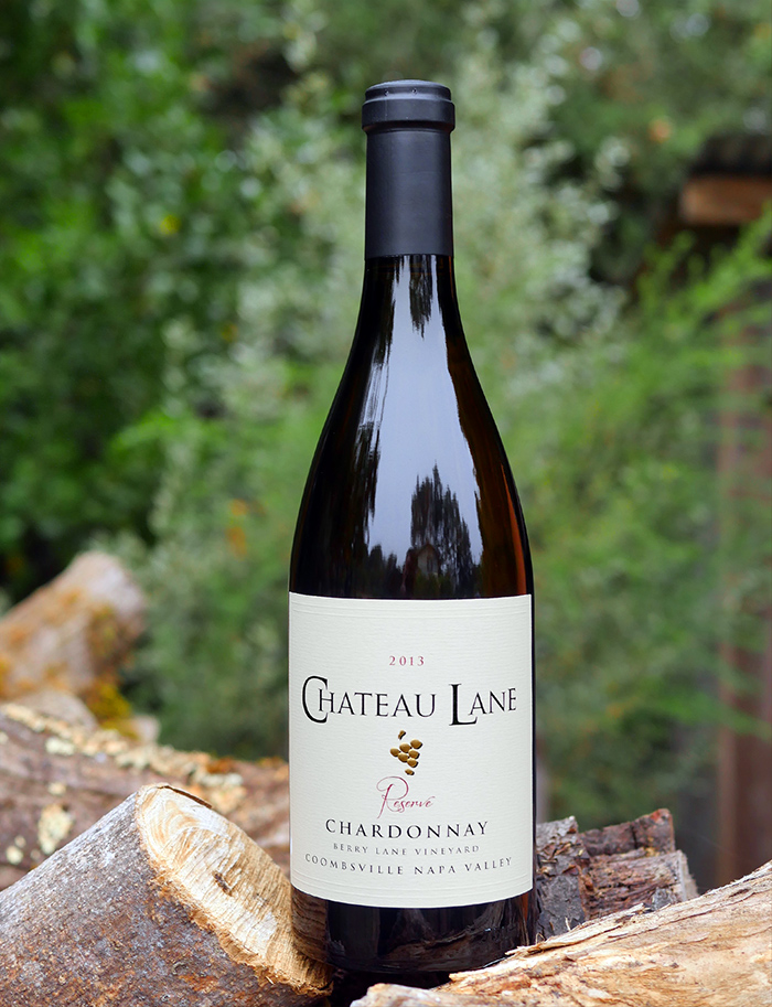 Chateau Lane 2013 Berry Lane Vineyard Coombsville Reserve Chardonnay 750ml Wine Bottle