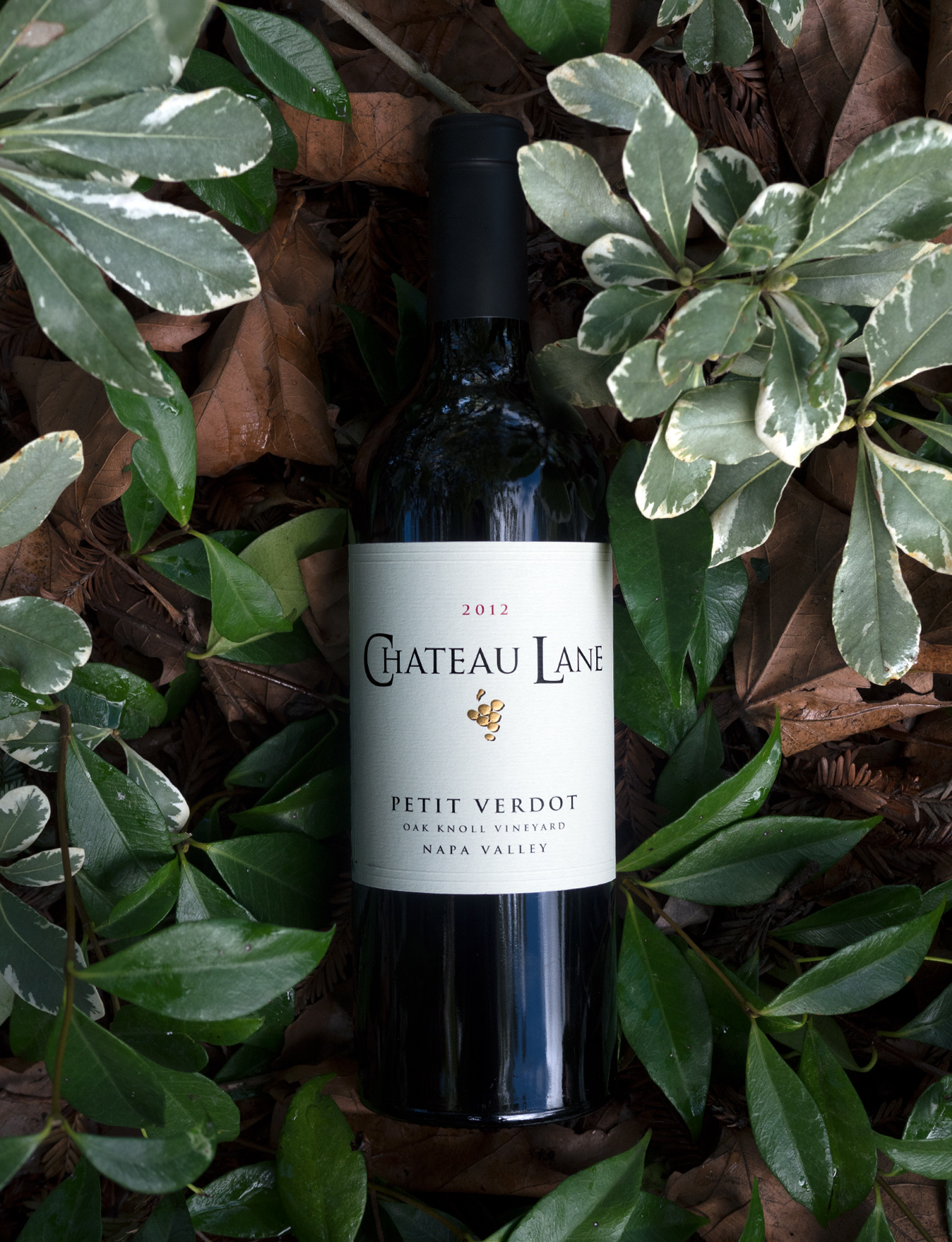 Chateau Lane 2012 Oak Knoll Vineyard Napa Valley Petit Verdot 750ml Wine Bottle