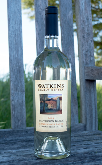 Watkins Family Winery 2014 Hopkins River Ranch Russian River Valley Sauvignon Blanc 750ml Wine Bottle