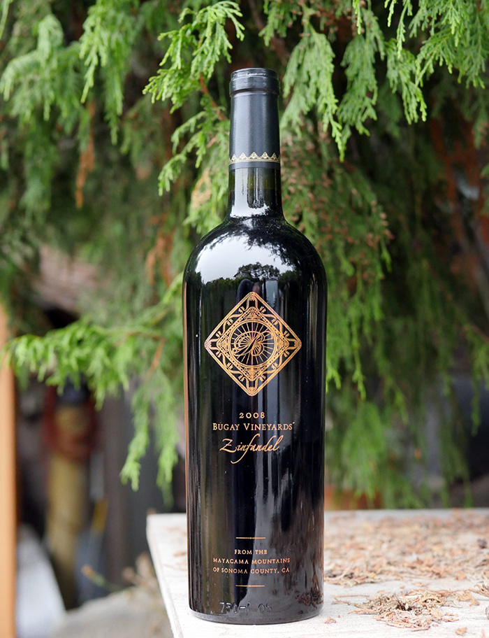 Bugay Vineyards 2008 Mayacamas Mountains Sonoma County Zinfandel 750ml Wine Bottle