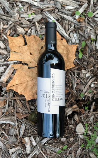 Cornerstone Cellars 2013 Grigsby Vineyard Yountville Syrah 750ml Wine Bottle