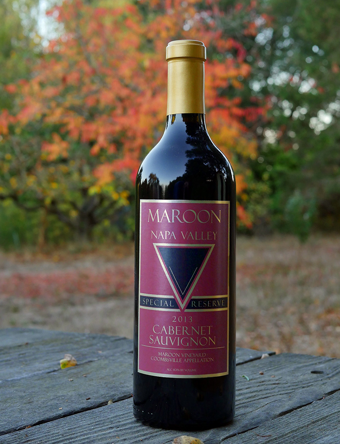 Maroon 2013 Special Reserve Coombsville Cabernet Sauvignon 750ml Wine Bottle
