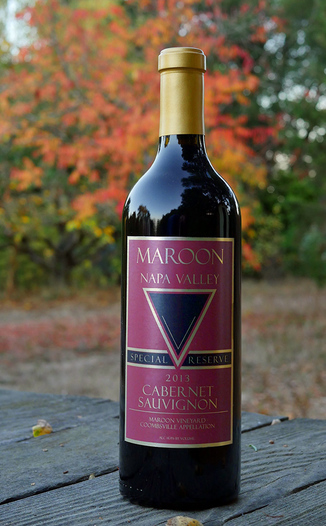 Maroon 2013 Special Reserve Coombsville Cabernet Sauvignon 750ml Wine Bottle