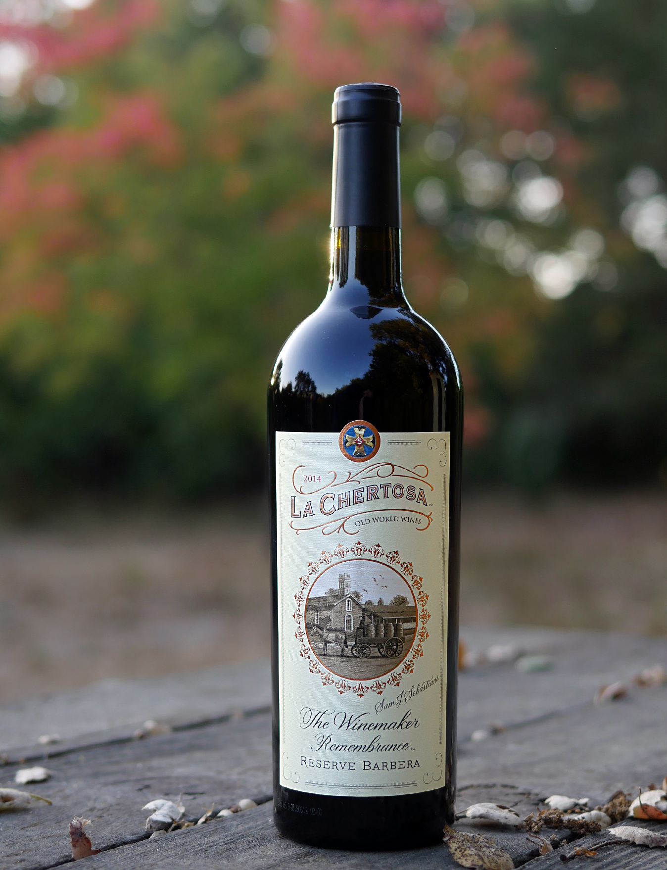 La Chertosa 2014 "The Winemaker Remembrance" Reserve Barbera 750ml Wine Bottle