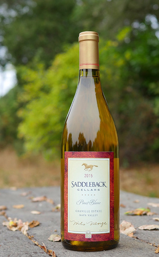 Saddleback Cellars 2015 Oakville Estate Pinot Blanc 750ml Wine Bottle