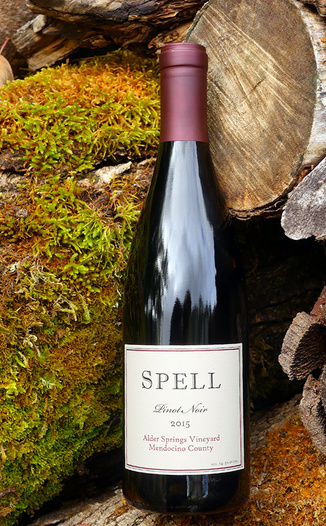 Spell Estate 2015 Alder Springs Vineyard Mendocino County Pinot Noir 750ml Wine Bottle