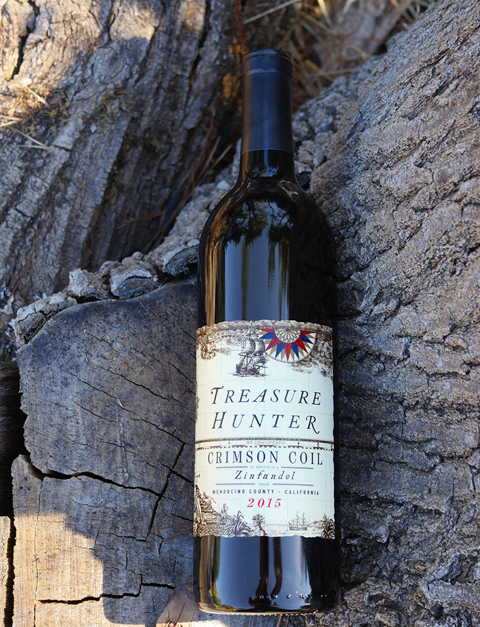 Kitfox Vineyards 2015 Treasure Hunter Crimson Coil Mendocino County Zinfandel 750ml Wine Bottle