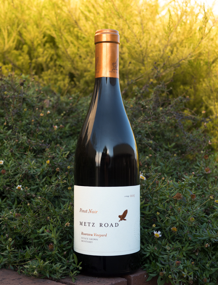 Metz Road 2015 Estate Grown Monterey Riverview Vineyard Pinot Noir 750ml Wine Bottle