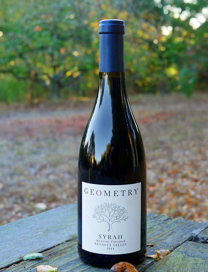 Geometry Wines 2014 Bennett Valley Moaveni Vineyard Syrah 750ml Wine Bottle