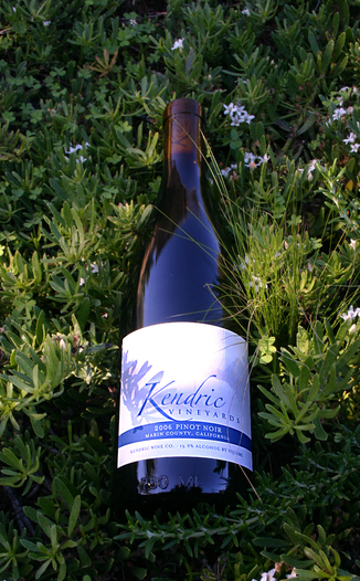Kendric Vineyards 2006 Pinot Noir 750ml Wine Bottle