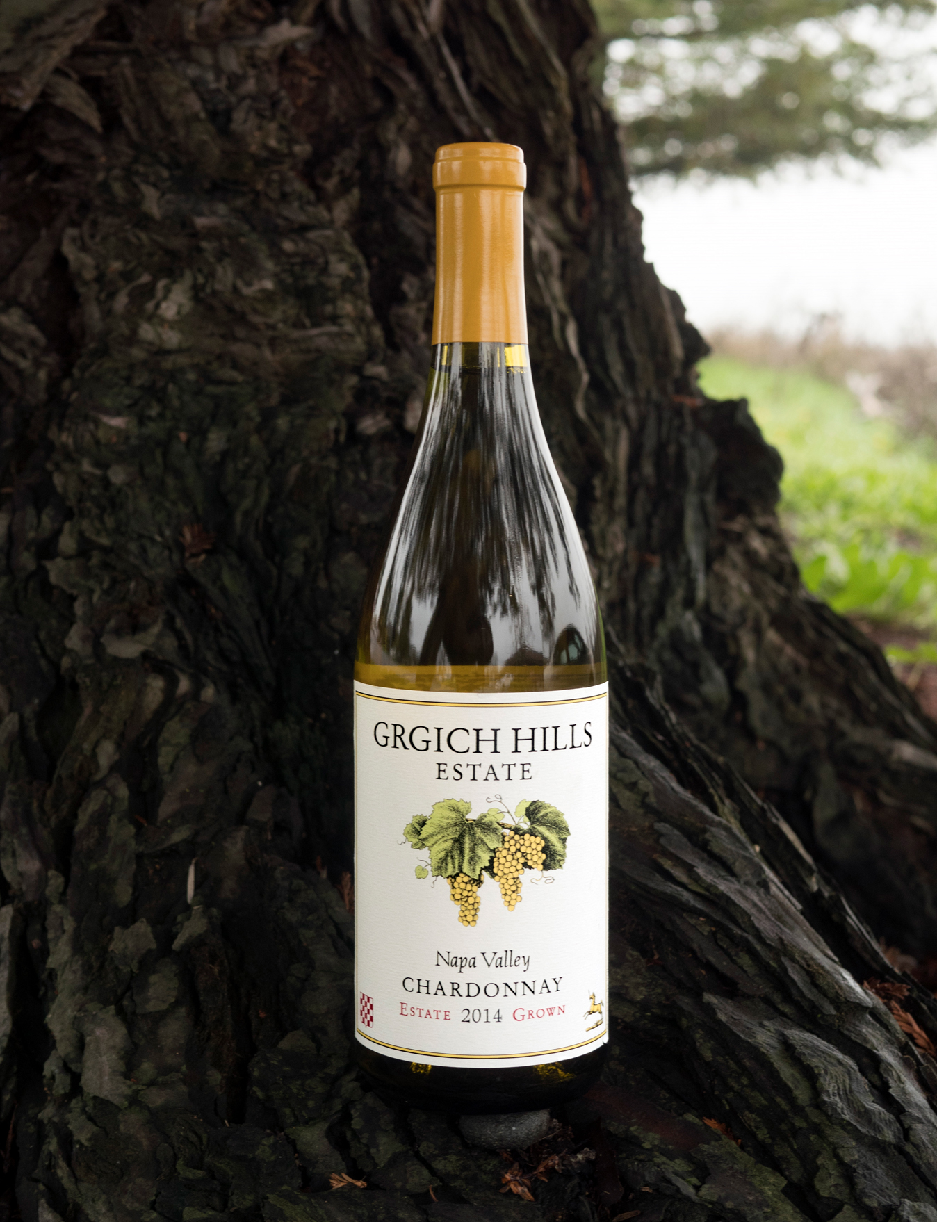 Grgich Hills Estate 2014 Napa Valley Estate Grown Chardonnay 750ml Wine Bottle