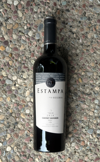 Estampa 2014 Marchigüe Estate Colchagua Valley Cabernet Sauvignon 750ml Wine Bottle