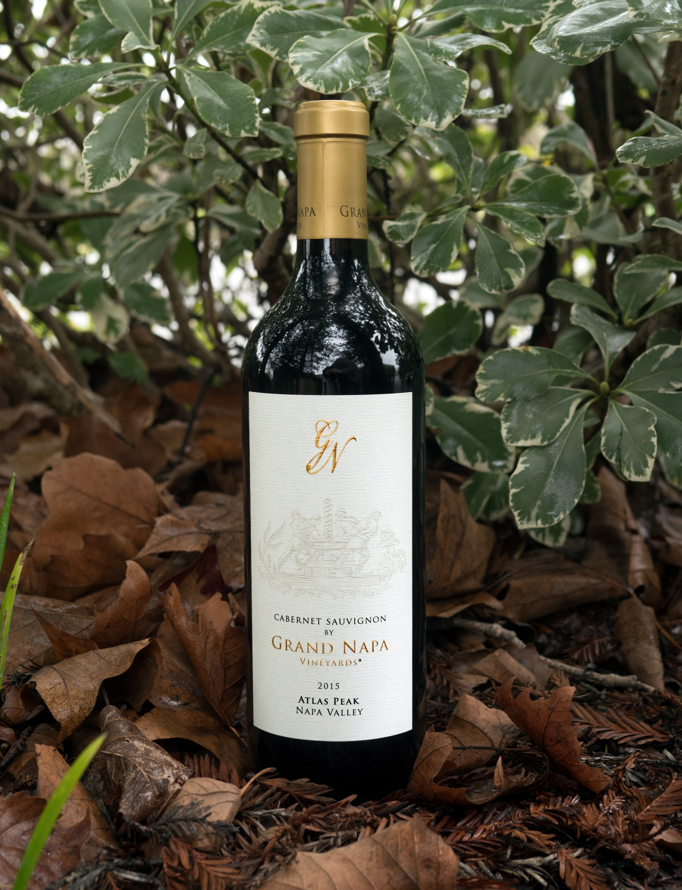 Grand Napa 2015 Atlas Peak Napa Valley Cabernet Sauvignon 750ml Wine Bottle
