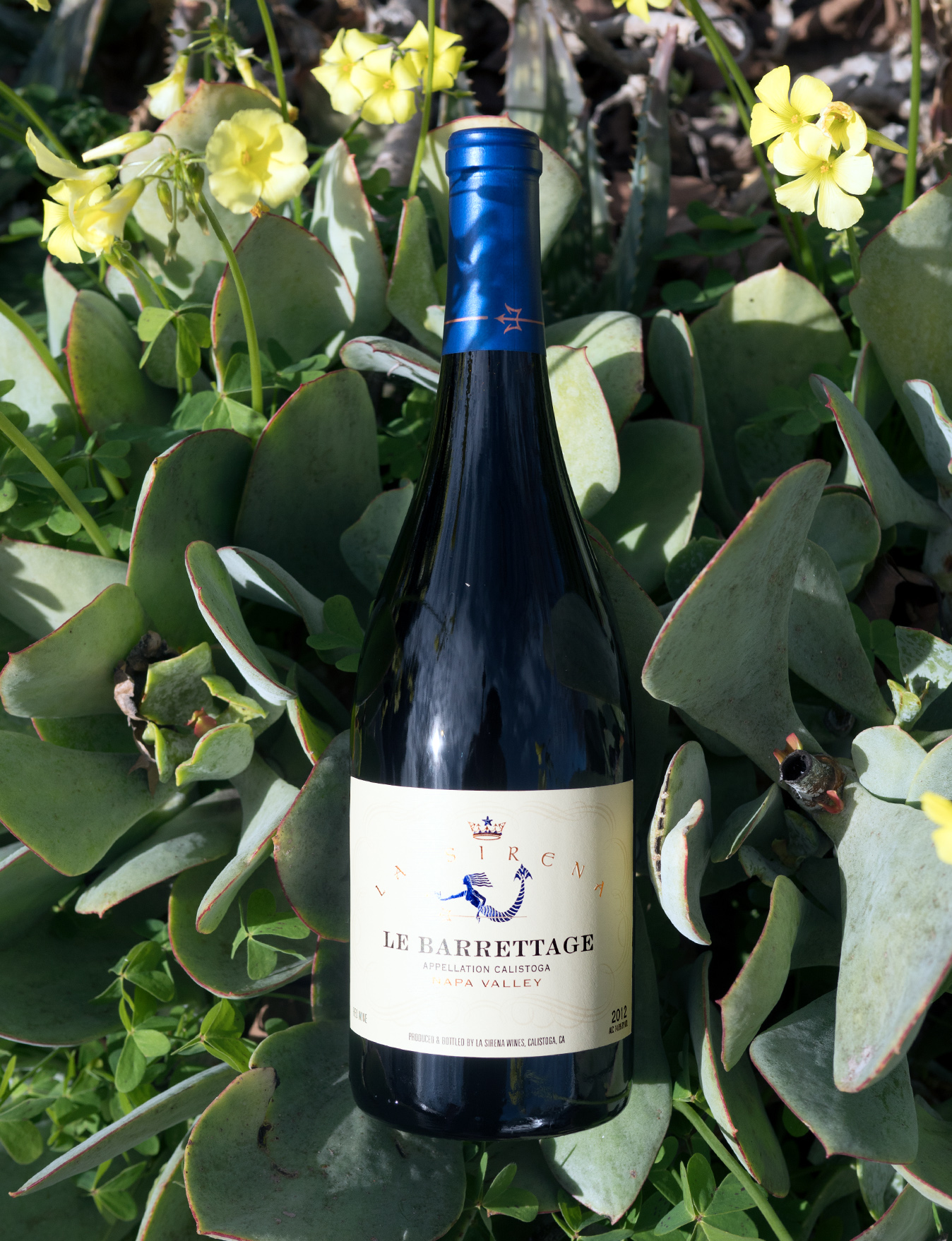 La Sirena 2012 Le Barretage Appellation Calistoga Napa Valley Red Wine 750ml Wine Bottle