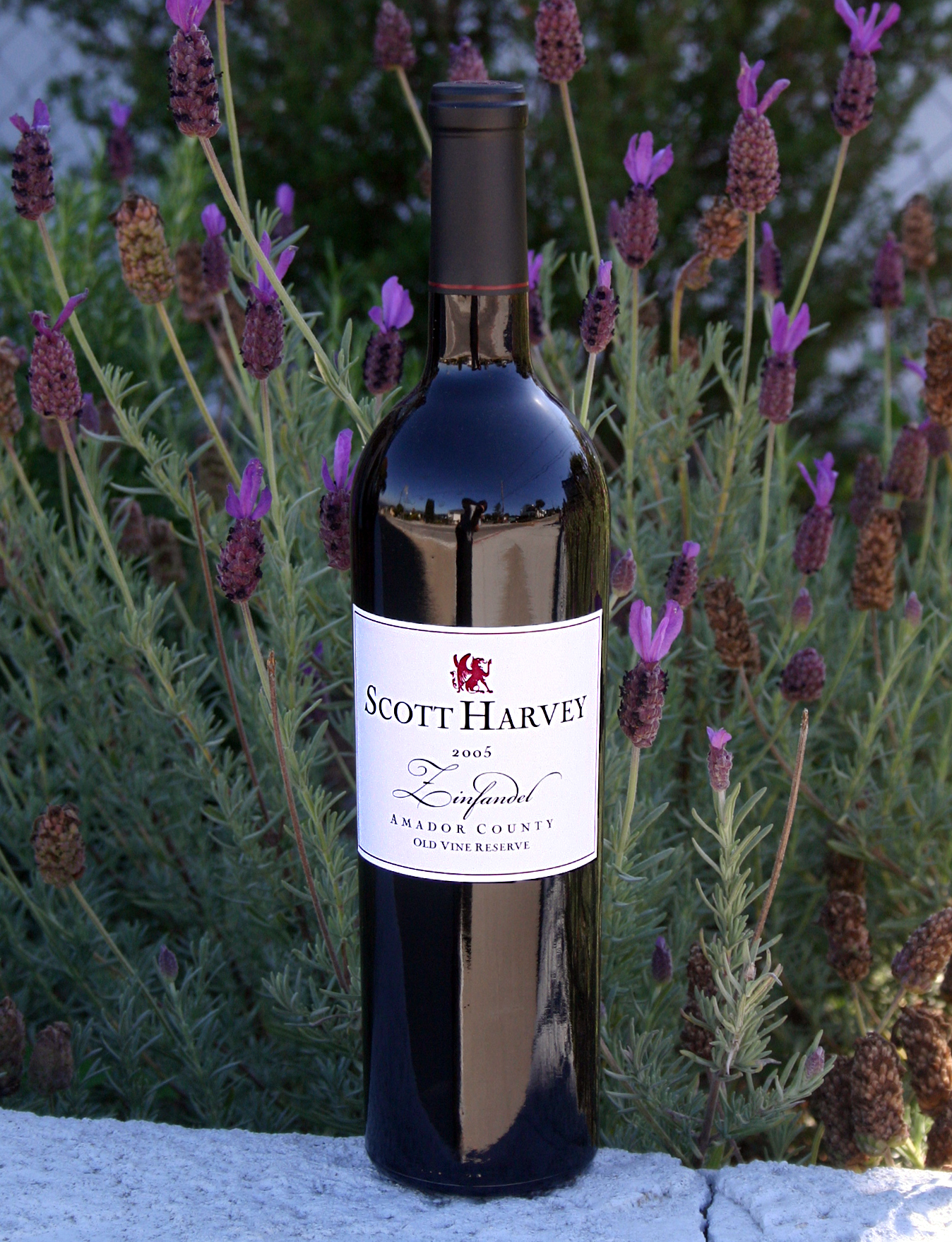 Scott Harvey Wines 2005 Old Vine Zinfandel 750ml Wine Bottle